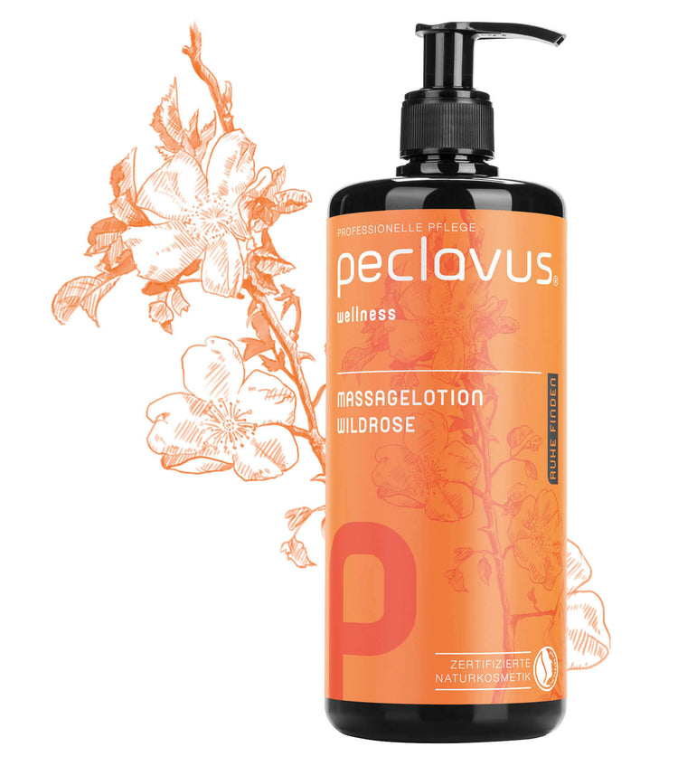 Lotion de massage - Rose sauvage - 500 ml - Peclavus