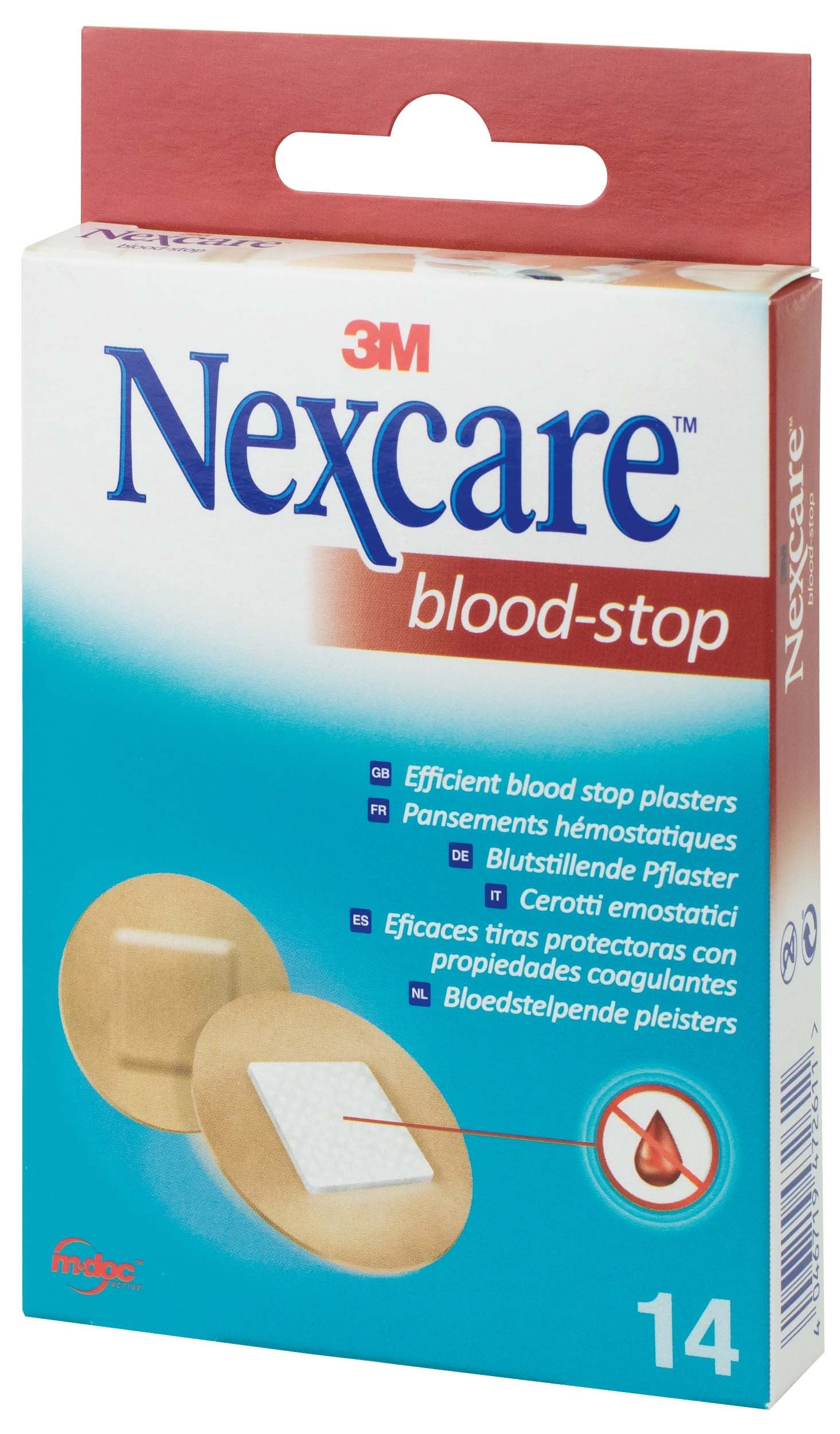 Pansement NEXCARE Blood Stop Boîte 30 3T