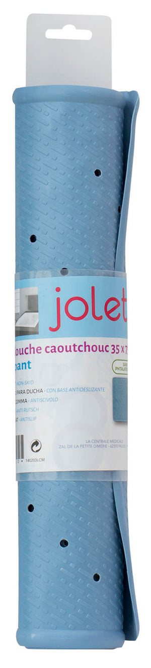 Tapis de Bain et Douche Bleu - JOLETI