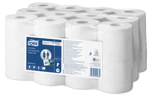 24 rouleaux de 400 formats Papier Toilette Tork COMPACT - TORK