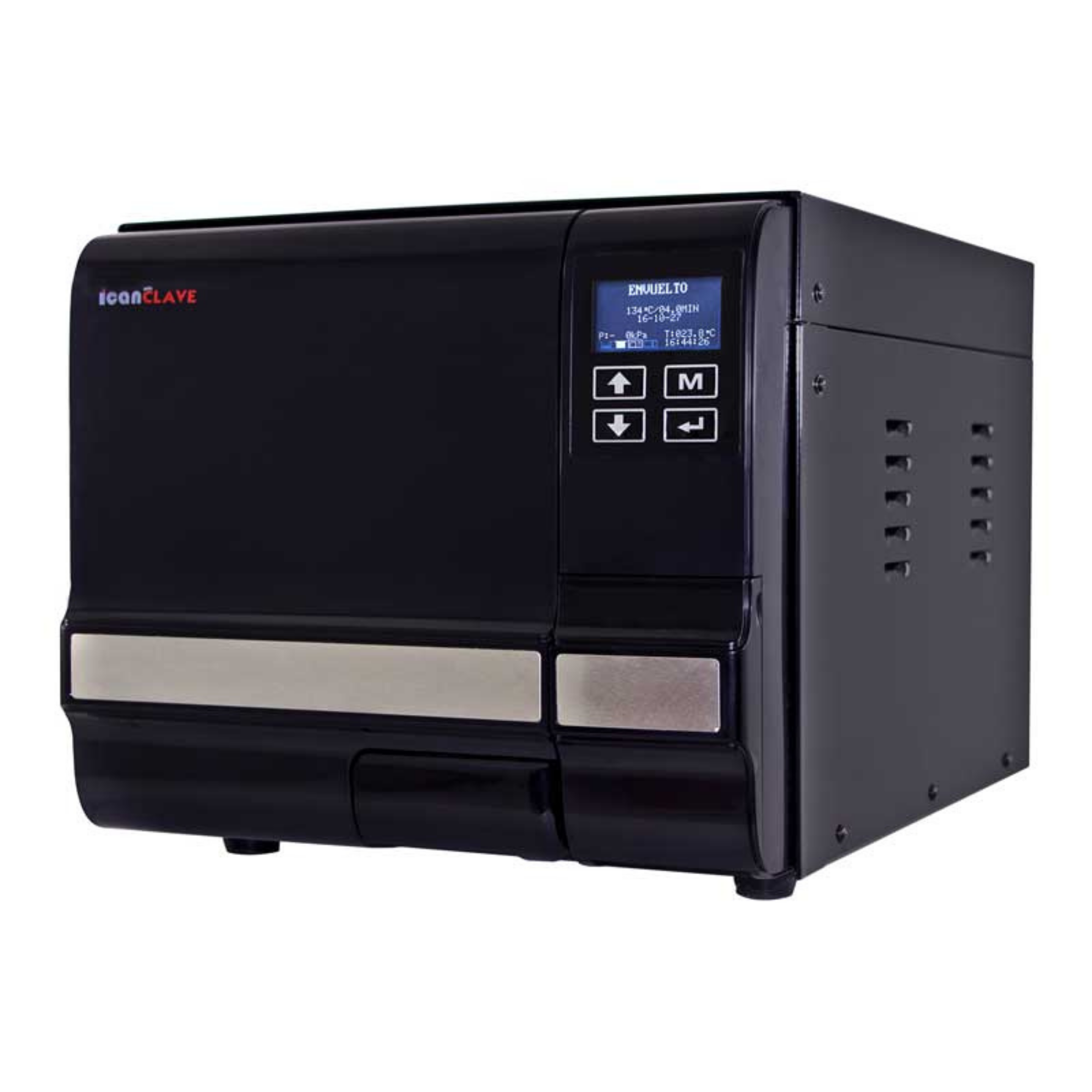 Autoclave 8 Litres Classe B avec USB Noir