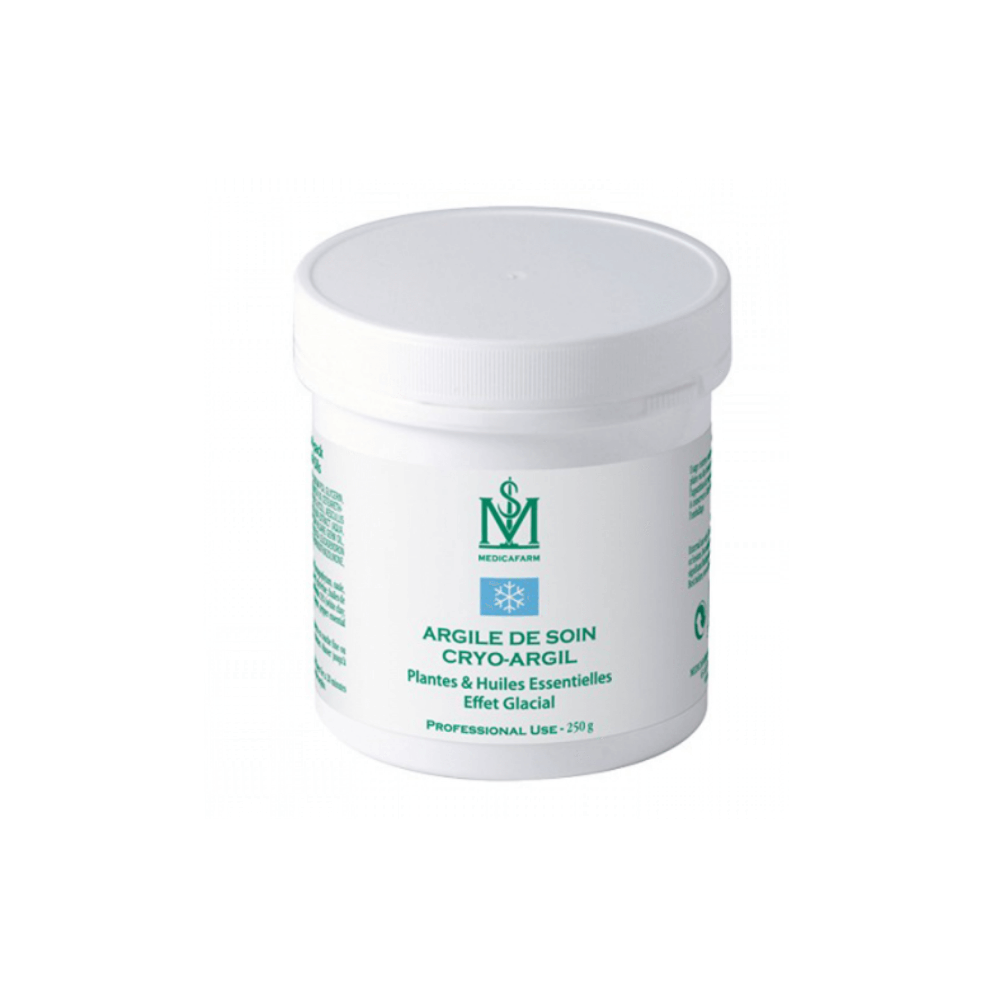 Argile de soin cryo-Argil "effet glacial" - Pot de 250g - Medicafarm