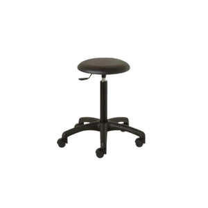 Tabouret ergonomique PRISCA - Pied ABS noir - Equipé de 5 roulettes