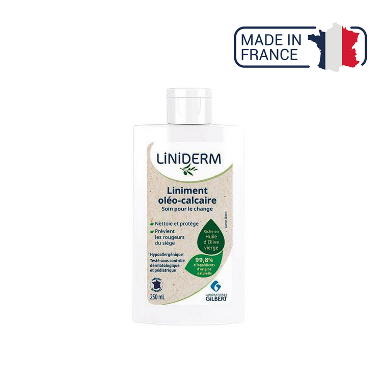 Liniment oléo-calcaire stabilisé flacon de 250ml LINIDERM