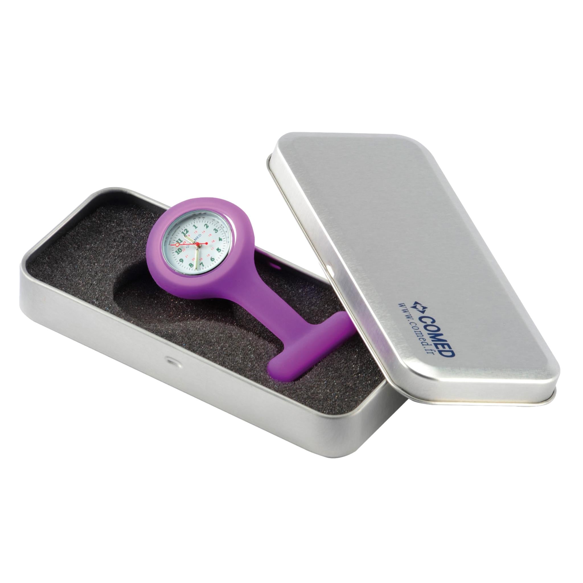 Montre en silicone - Attache avec épingle de sécurite - 14 coloris disponibles