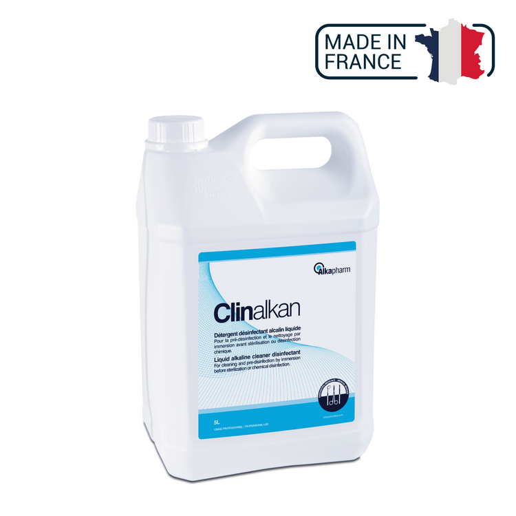 Clinalkan - Détergent désinfectant liquide alcalin - 2 conditionnements - ALKAPHARM