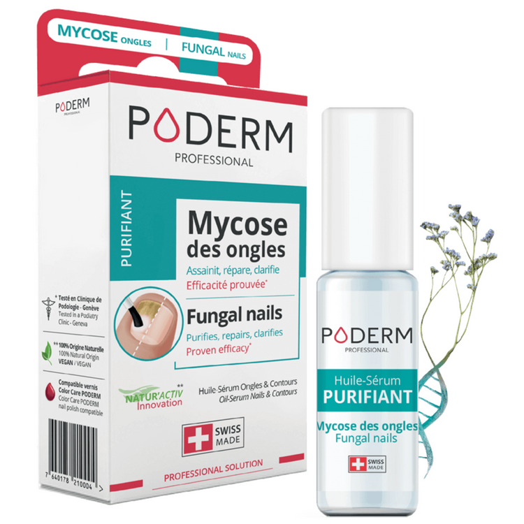 Traitement Sérum Mycose de l'ongle - 8ml - Purifiant - Poderm Professional