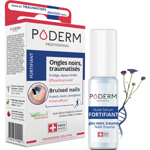 Traitement Sérum Ongles noirs, traumatisés - 8ml - Fortifiant - Poderm Professional