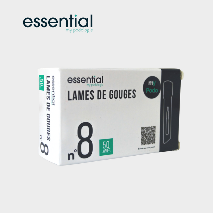 50 Lames de gouges stériles - Essential by My Podologie