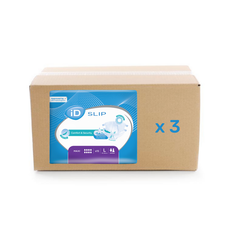 ID Slip Maxi - 8 gouttes - L - carton 3x15U - ID Direct