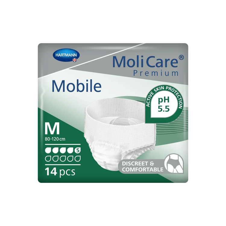 Slip Molicare Premium Mobile - 5 gouttes - 4 tailles - Hartmann