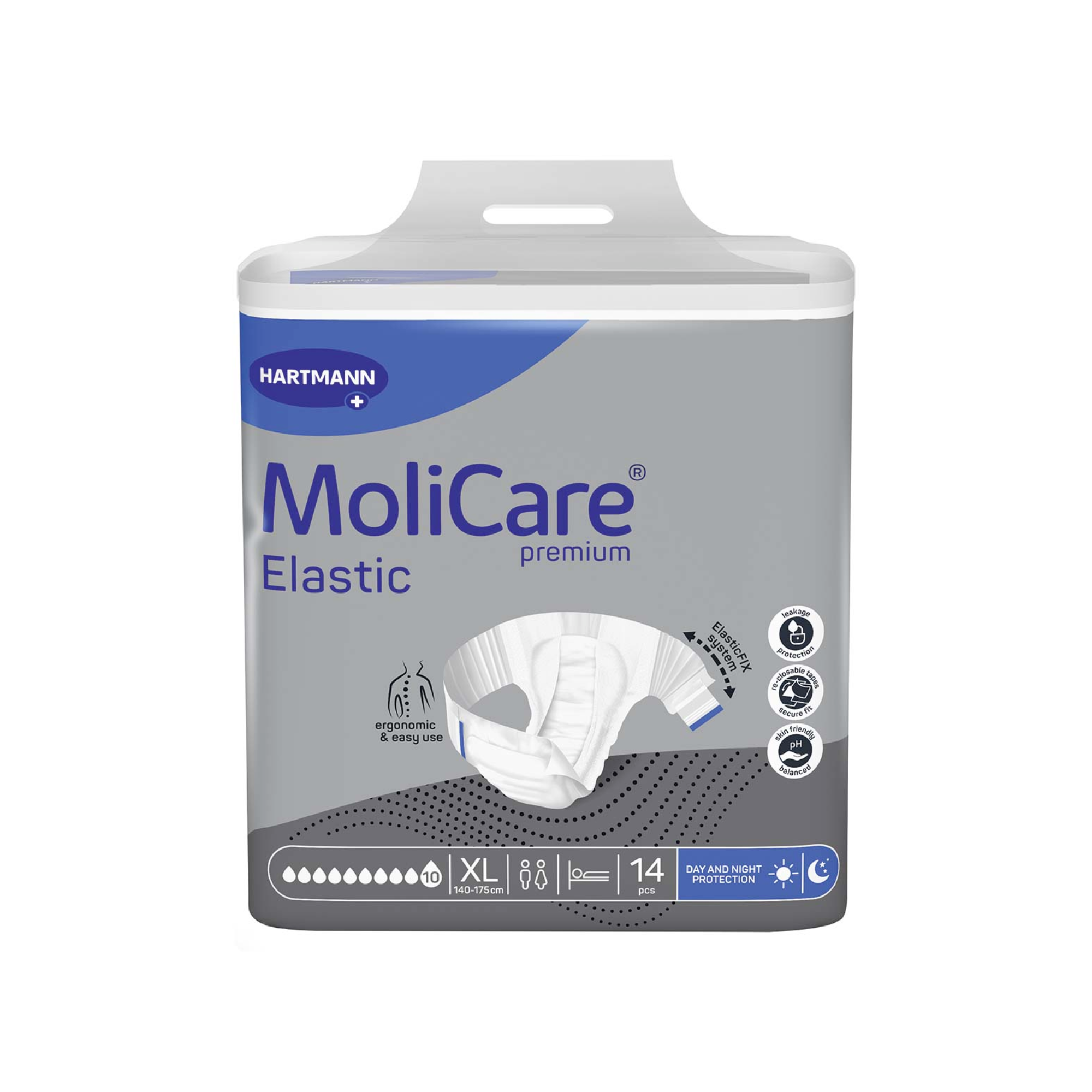 Change Molicare Premium Elastic - 10 gouttes - 5 tailles - Hartmann