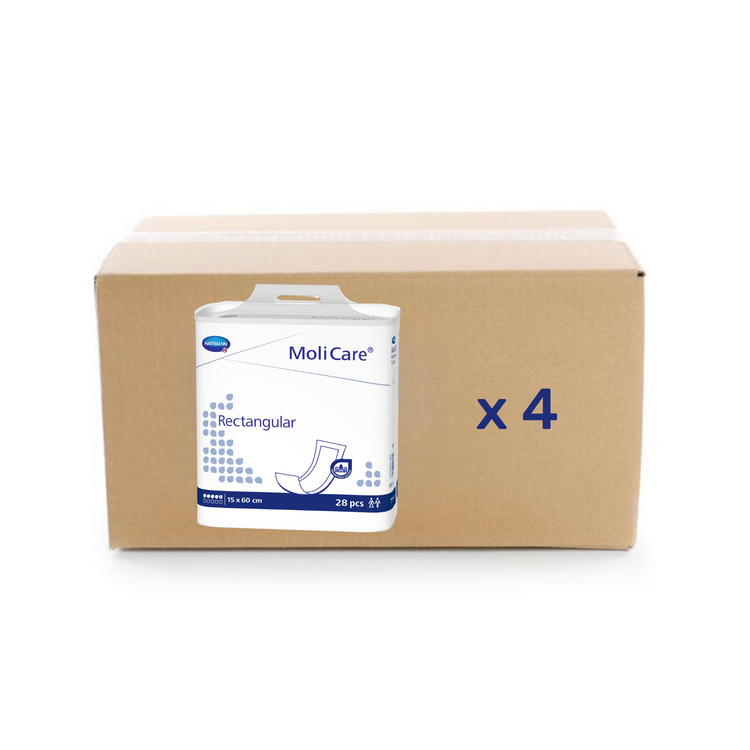 Molinea Rectangular traversable - 5 Gouttes - carton 4X28U - Hartmann