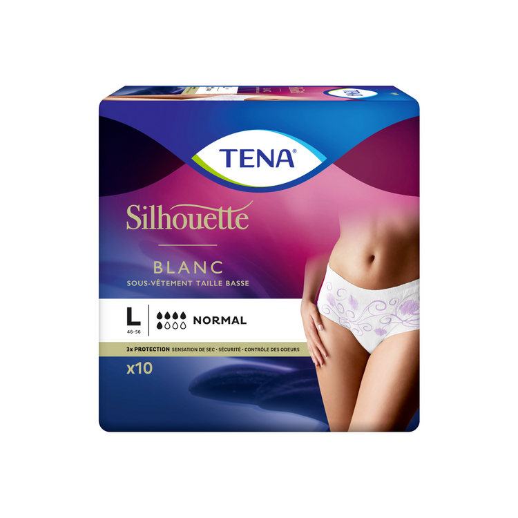 Tena Lady Silhouette Normal - 5 gouttes - 3 modèles - Tena