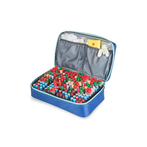 Mallette pour échantillons MINI COOL - Bleue - Elite bags - Chariot à roulettes en option