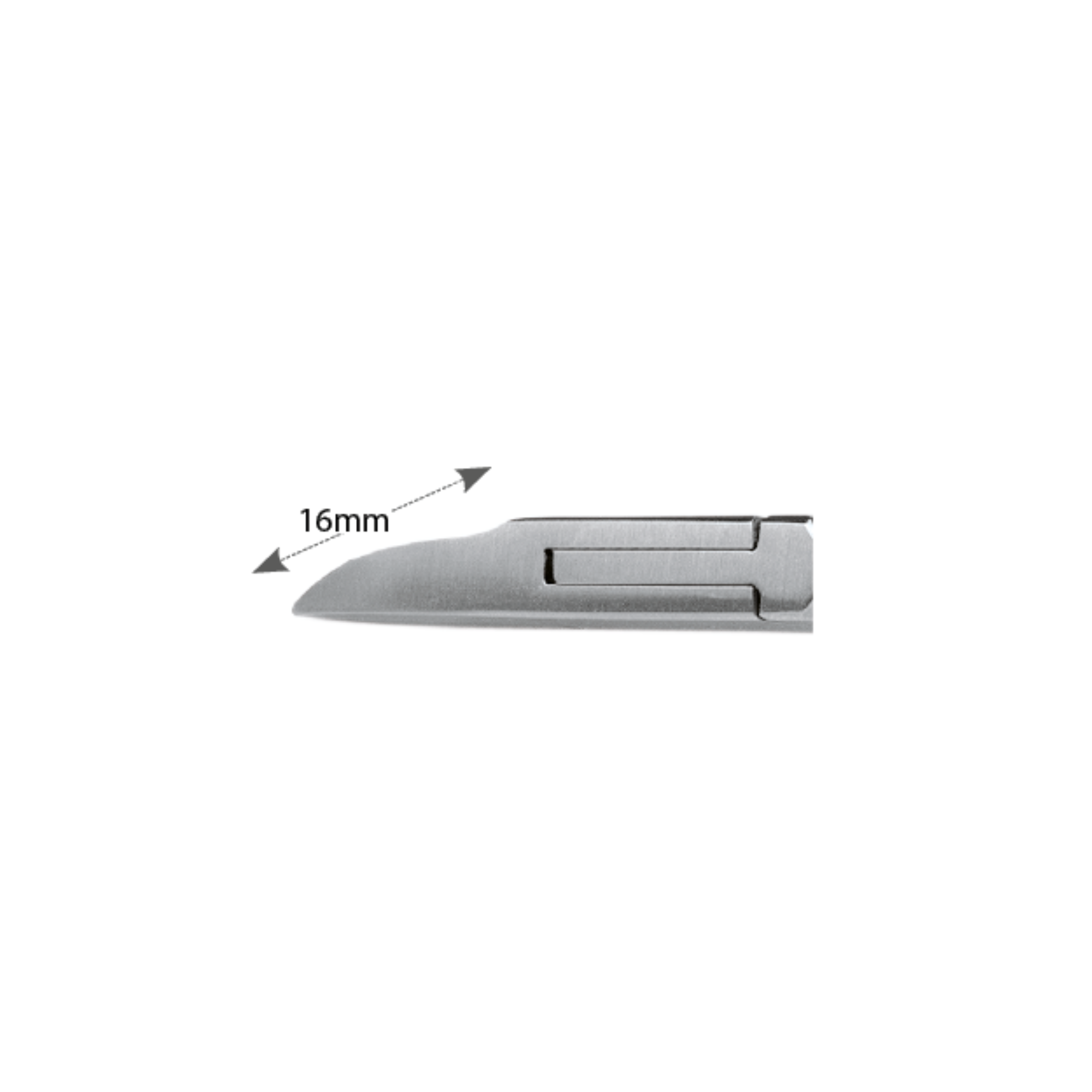 Pince à ongles - Coupe droite - Mors plats - 13 cm - Aesculap - HF478R