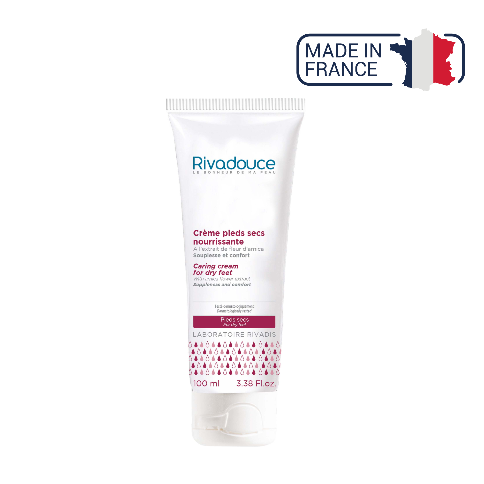 Crème pieds secs nourrissante - 100ml - Rivadouce