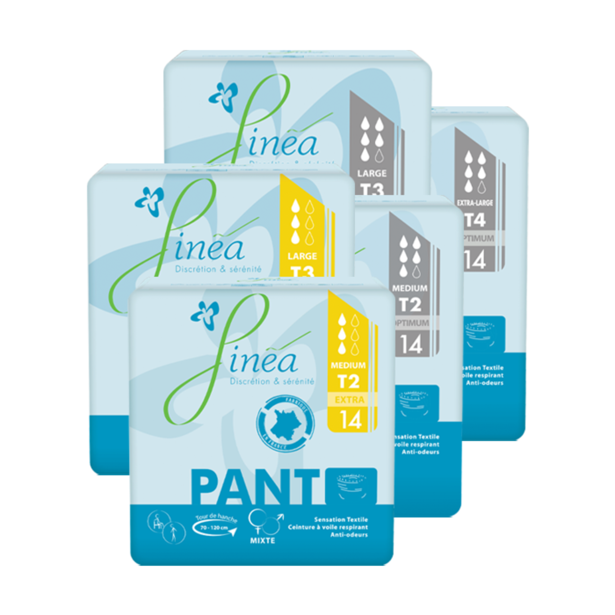 Finéa Pant absorbent underwear - bag of 14 pieces - Finéa