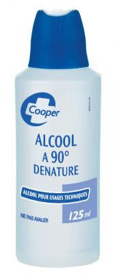 Alcool 90° Dénaturé 250 ml - Cooper Cooper 